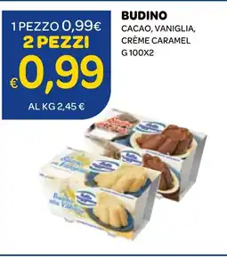 Ekom Budino cacao, vaniglia, crème caramel offerta