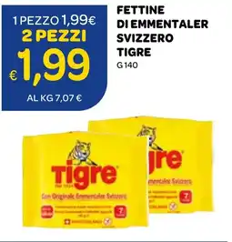 Ekom Fettine di emmentaler svizzero TIGRE offerta