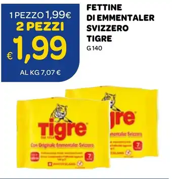 Ekom Fettine di emmentaler svizzero TIGRE offerta