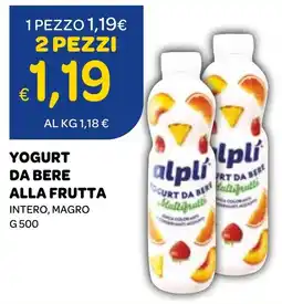 Ekom Alpli yogurt de bere alla frutta intero, magro offerta