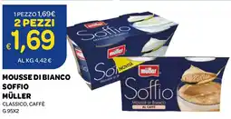 Ekom Mousse di bianco soffio MÜLLER offerta