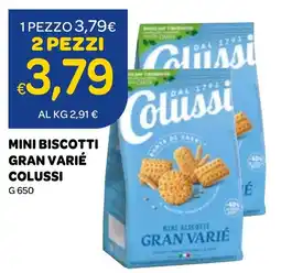 Ekom Mini biscotti gran varié COLUSSI offerta