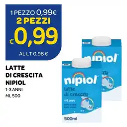 Ekom Latte di crescita NIPIOL offerta