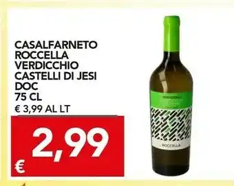 TuoDi Roccella casalfarneto verdicchio castelli di jesi doc offerta