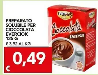 Everciok preparato solubile per cioccolata densa