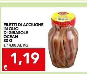 TuoDi Filetti di acciughe in olio di girasole offerta