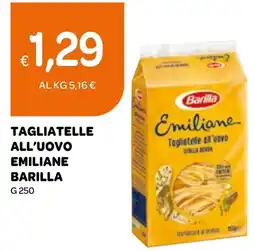 Ekom Tagliatelle all'uovo emiliane BARILLA offerta