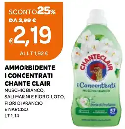 Ekom Ammorbidente i concentrati CHANTE CLAIR offerta