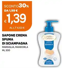 Ekom Sapone crema SPUMA DI SCIAMPAGNA offerta
