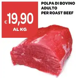 Ekom Polpa di bovino adulto per roast beef offerta