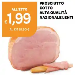 Ekom Prosciutto cotto alta qualità nazionale lenti offerta