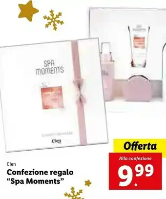 Lidl Cien confezione regal spa moments offerta