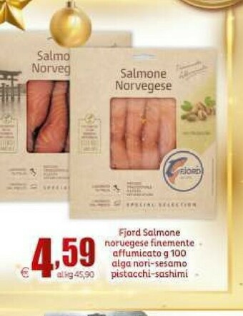Elite Salmone affumicato norvegese con alga nori 100 g(ml) offerta