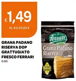 Ekom Grana padano riserva dop grattugiato fresco FERRARI offerta