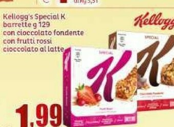 Elite Kellogg's - special k con cioccolato fondente 129 g(ml) offerta