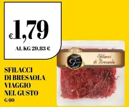 Ekom Sfilacci di bresaola viaggio nel gusto offerta