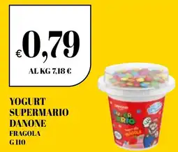 Ekom Yogurt supermario danone fragola offerta