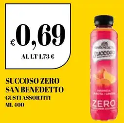 Ekom Succoso zero san benedetto gusti assortiti offerta
