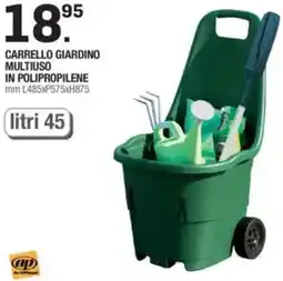 Brico OK Carrello giardino multiuso in polipropilene offerta