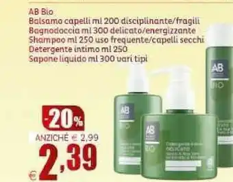 Elite Ab bio balsamo capelli offerta