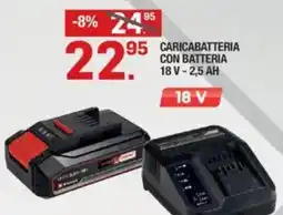 Brico OK CARICABATTERIA CON BATTERIA 18 V - 2,5 AH offerta