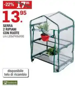 Brico OK Serra 2 ripiani con ruote offerta