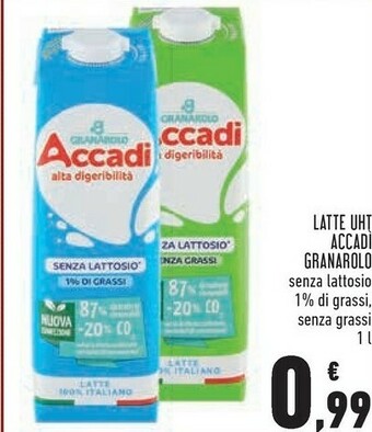 Conad Superstore Latte uht accadi offerta