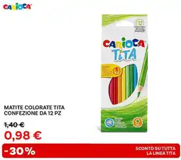 Max Factory Carioca matite colorate tita confezione da 12 pz offerta