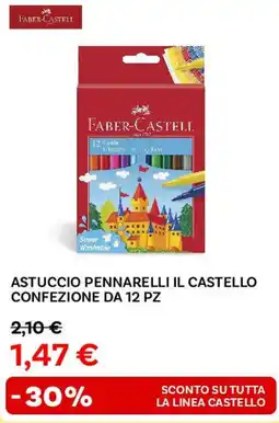 Max Factory Faber-castell astuccio pennarelli il castello confezione da 12 pz offerta