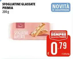 Tigros Sfogliatine glassate PRIMIA offerta