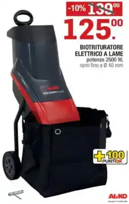 Brico OK Biotrituratore elettrico a lame offerta