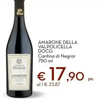 Conad City Cantina di negrar amarone della valpolicella docg offerta