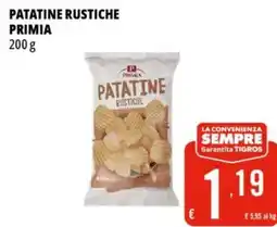 Tigros Patatine rustiche PRIMIA offerta