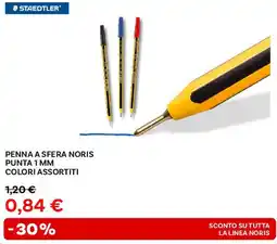 Max Factory Staedtler penna a sfera noris punta 1 mm colori assortiti offerta