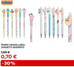 Max Factory NikOffice penne cancellabili soggetti assortiti offerta
