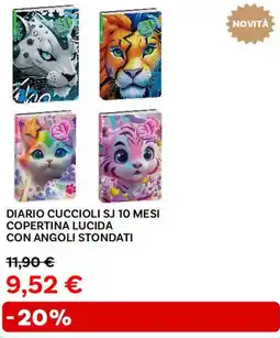Max Factory Diario cuccioli sj 10 mesi copertina lucida con angoli stondati offerta