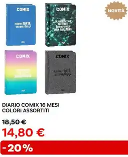 Max Factory Diario comix 16 mesi colori assortiti offerta