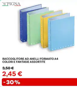 Max Factory Pigna raccoglitore ad anelli formato a4 colori e fantasie assortite offerta