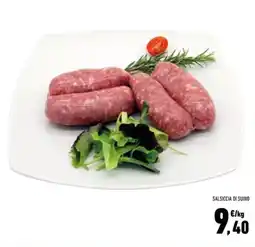 Conad Superstore Salsiccia di suino offerta