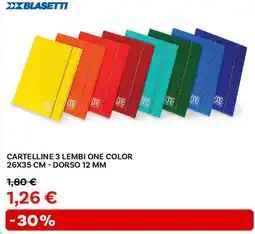 Max Factory Blasetti cartelline 3 lembi one color offerta