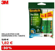 Max Factory 3m colla in stick 8 gr confezione 3 pz+1 gratis offerta