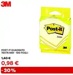 Max Factory 3m post-it quadrato offerta