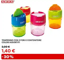 Max Factory Arda temperino con 2 fori e contenitore colori assortiti offerta