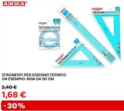 Max Factory Arda strumenti per disegno tecnico un esempio: riga da 50 cm offerta