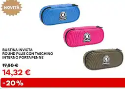 Max Factory Bustina invicta round plus con taschino interno porta penne offerta