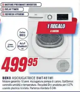 Trony BEKO ASCIUGATRICE BMT481WI offerta