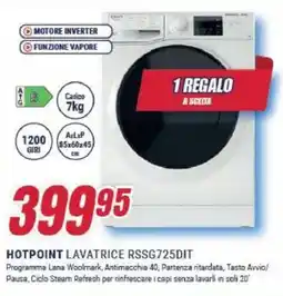 Trony HOTPOINT LAVATRICE RSSG725DIT offerta