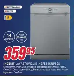 Trony INDESIT LAVASTOVIGLIE IN2FE14CNP80S offerta