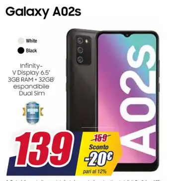 Trony Galaxy A02S offerta
