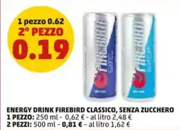 PENNY Energy drink firebird classico, senza zucchero offerta